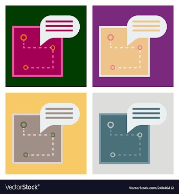 Location map flat design icon vector image