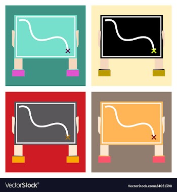 Location map flat design icon vector image
