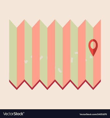 Location map flat design icon vector image