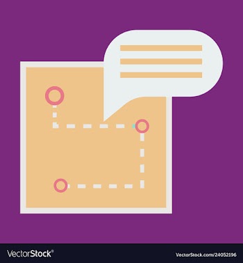 Location map flat design icon vector image