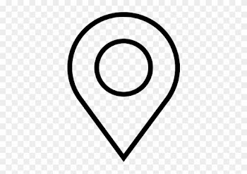 Location, Map, Marker, Pin, Clipart - Google Map Icon White