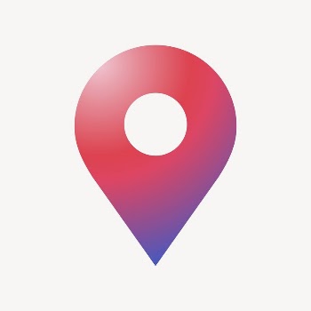 Location pin icon, aesthetic gradient | Free Icons - rawpixel