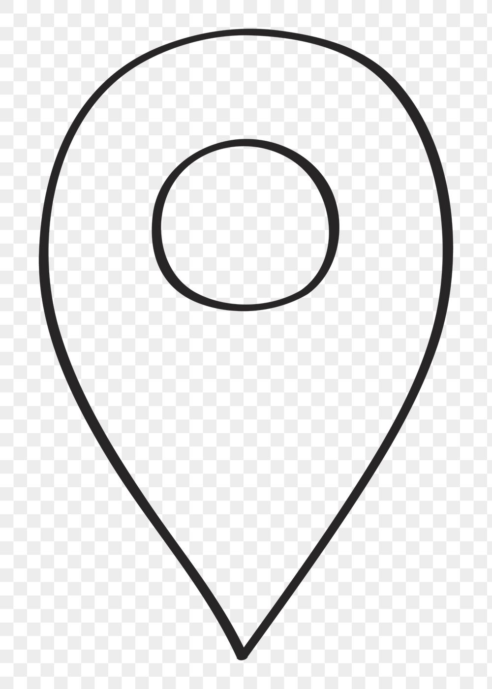 Location pin png icon, simple | Free Icons - rawpixel
