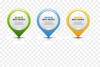 Locator map Icon - Location Map arrow vector material 