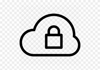 Lock Clipart Shape - Protected Cloud