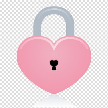 Lock Heart , heart beat transparent background PNG clipart