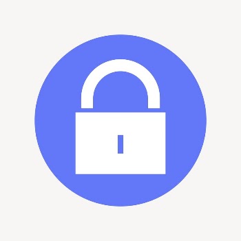 Lock, privacy icon badge, flat | Free Icons - rawpixel