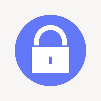 Lock, privacy icon badge, flat | Free Icons - rawpixel