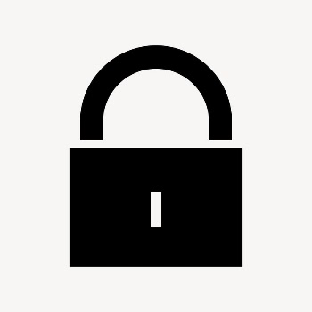 Lock, privacy icon, simple flat | Free Icons - rawpixel