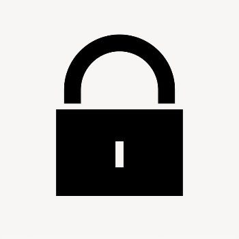 Lock, privacy icon, simple flat | Free Icons - rawpixel