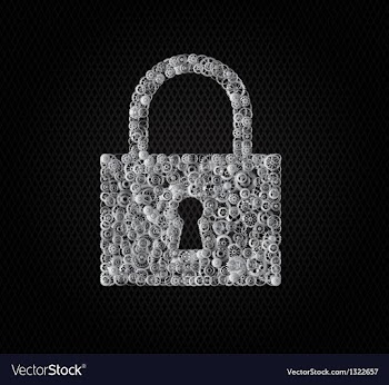 Lock vector image