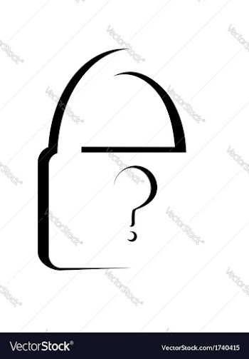 Lock vector image