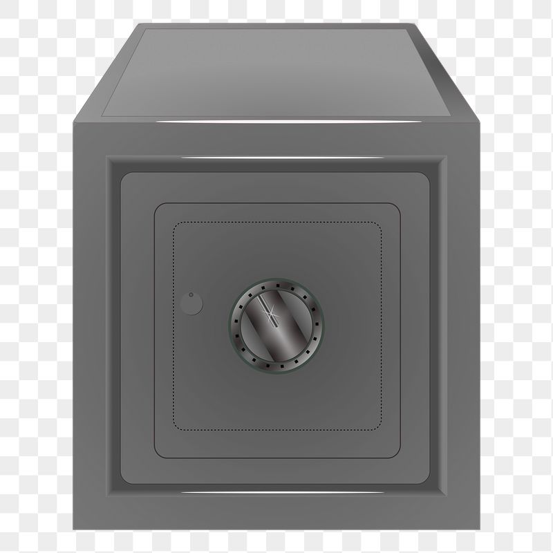 Lockable safe png sticker, transparent | Free PNG - rawpixel