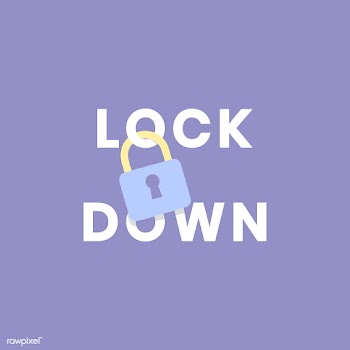 Lockdown during coronavirus pandemic element vector | Free  vector - 2302558