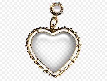 Locket Earring Charms & Pendants Necklace Chain - Metal Heart Pendant 