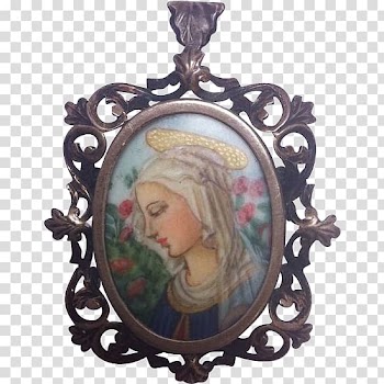 Locket Frames , hand painted frame material transparent background PNG clipart