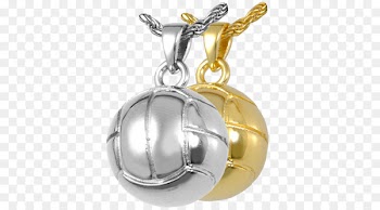 Locket Volleyball Silver Gold Jewellery - volleyball 