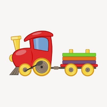 Loco toy collage element, vehicle | Free PSD - rawpixel