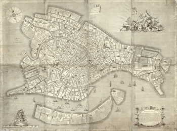 Lodovico Ughi’s 1729 map of Venice | Free Photo - rawpixel