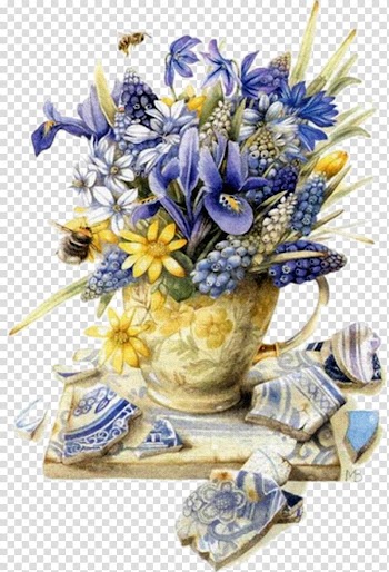 Loenen aan de Vecht Flower Art Drawing, watercolor rabbit transparent background PNG clipart