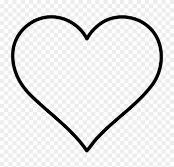 Lofty Design Heart Images Clip Art Clipart Outline - Heart Shape Vector Free