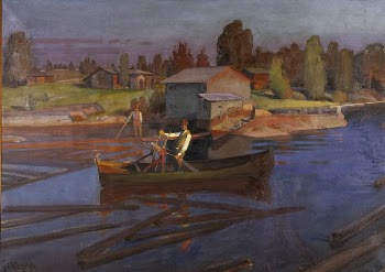 Log driving, 1900, by Albert | Free Photo - rawpixel
