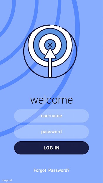 Login phone application | Free stock vector - 594723