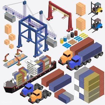 Logistic business | Free stock vector - 393327