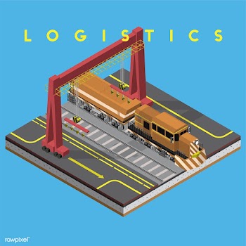 Logistics business industrial isolated icon o.. | Free stock vector - 393204