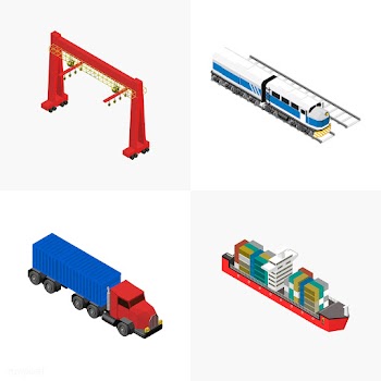 Logistics business industrial isolated icon o.. | Free stock vector - 393236
