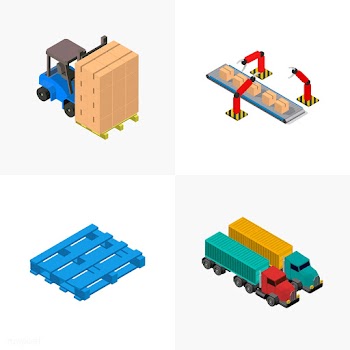 Logistics business industrial isolated icon o.. | Free stock vector - 393285