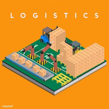 Logistics business industrial isolated icon o.. | Free stock vector - 393293