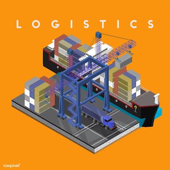 Logistics business industrial isolated icon o.. | Free stock vector - 393315