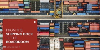 Logistics business Twitter post template, | Free PSD Template - rawpixel