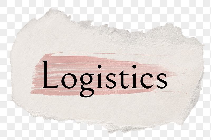 Logistics png word sticker typography, | Free PNG - rawpixel