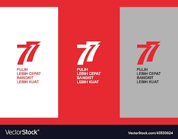 logo 77 years of indonesian independence day