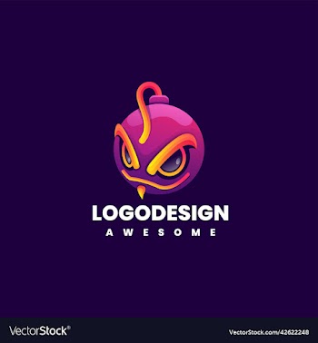logo abstract bomb gradient colorful