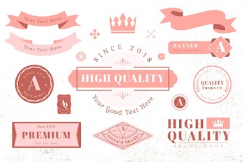 Logo and banner design elements | Free stock vector - 579947