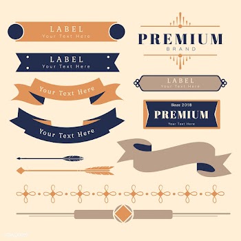Logo and banner design elements | Free stock vector - 579965