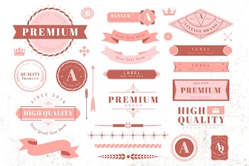 Logo and banner design elements | Free stock vector - 579969