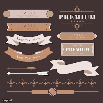 Logo and banner design elements | Free stock vector - 579970
