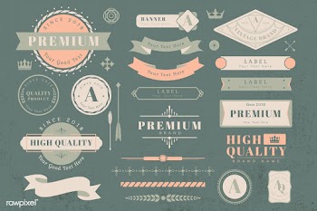 Logo and banner design elements | Free stock vector - 579971