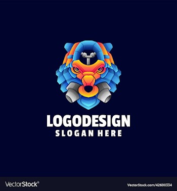 logo animal warrior gradient