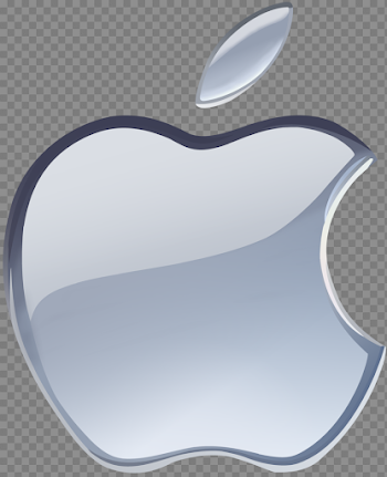 Logo Apple Silver PNG File HD