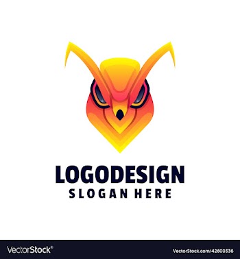logo bad ant gradient colorful style