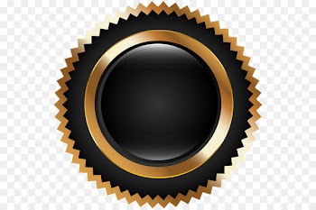 Logo Badge Clip art - BLACK AND GOLD 