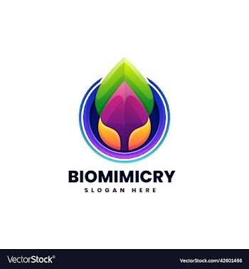 logo biomimicry gradient colorful