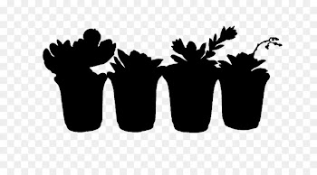 Logo, Black White M, Tree, Plant, Flowerpot PNG