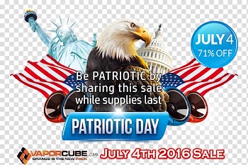 Logo Brand Banner Eagle, July 4th Sale transparent background PNG clipart