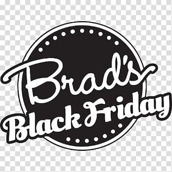 Logo Brand Black Font Sticker, Black Friday Sale transparent background PNG clipart